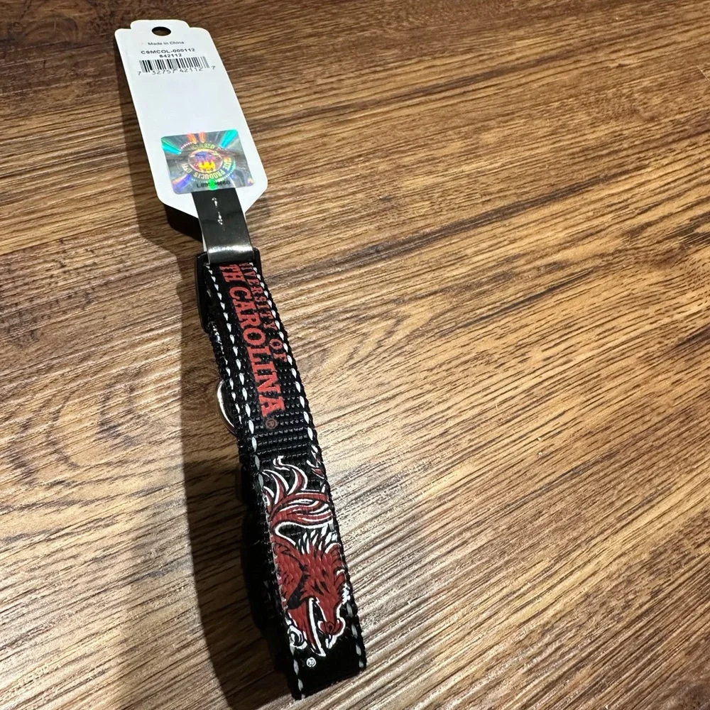 NWT Pup-Rally Reflective Pet Collar South Carolina Gamecocks size Small